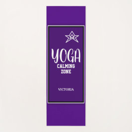 Indigo White Star Yoga Calming Zone Yogamatte