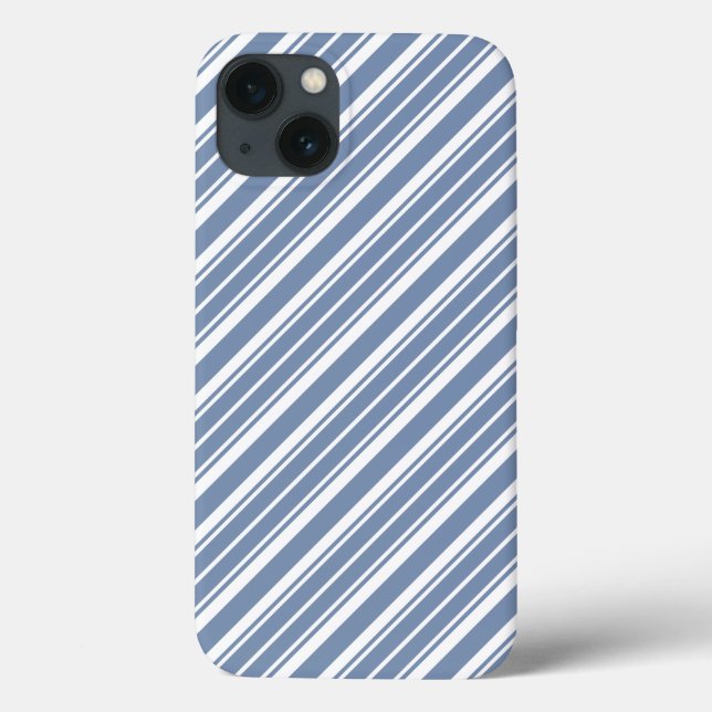 Indigo White Ticking Strig Note 4 Coque (Verso)