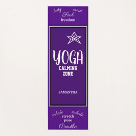 Indigo White Yoga Calming Zone Yogamatte