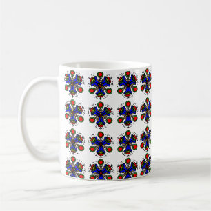Indigo Zen Blüte Kaffeetasse