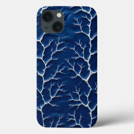 Indigo-Zweig-Textur-iPhone-Hülle-Design Case-Mate iPhone Hülle