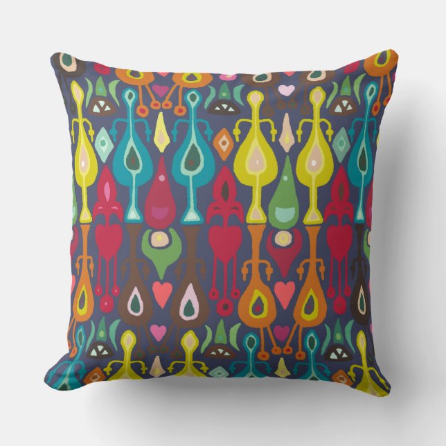 Indigokikat Kissen (Vorderseite)