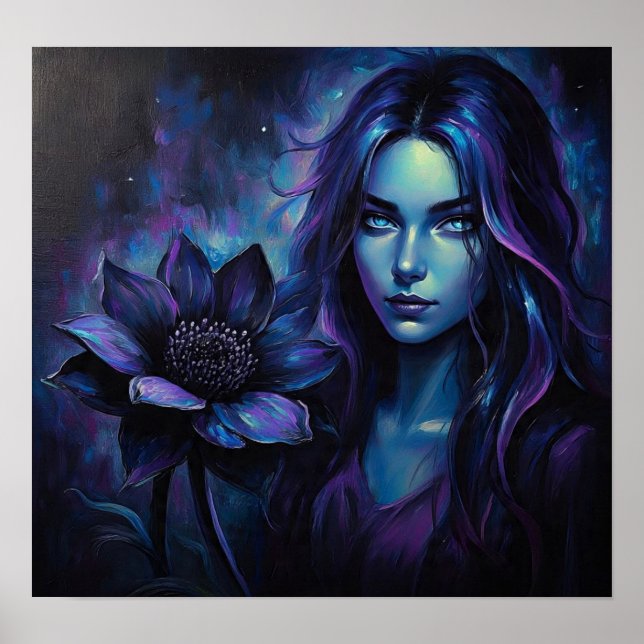 IndigoWildFlower Poster (Vorne)