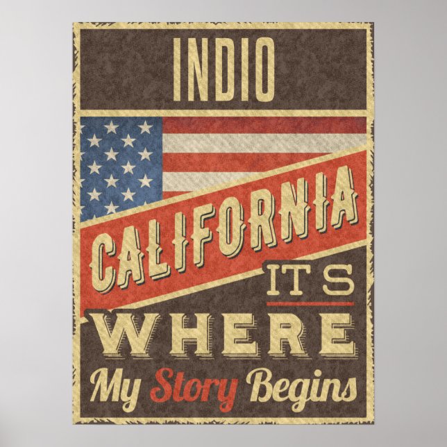 Indio California Poster (Vorne)