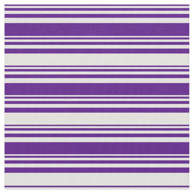 Indio- und leichtes Cyan-Lined-/Stripmuster Stoff (Nahaufnahme)
