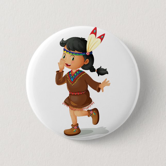 Indisch Button (Vorderseite)