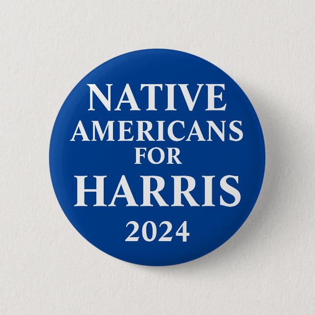 Indische Amerikaner für Harris Button (Vorderseite)