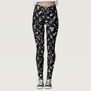 Indische amerikanische Bildsymbole Leggings