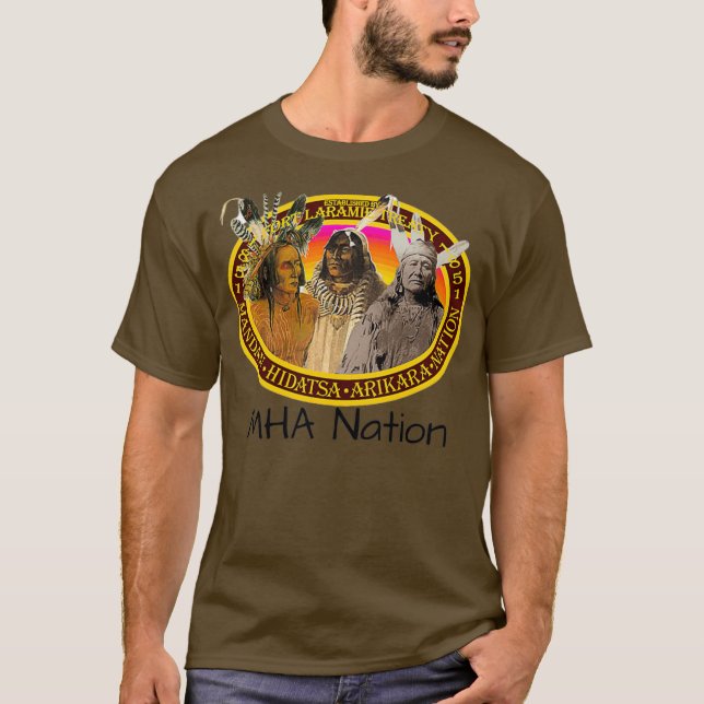 Indische amerikanische MHA-Nation durch Hoffnungss T-Shirt (Vorderseite)