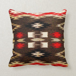 Indische amerikanische Stammesdesign-Printwerbung Kissen