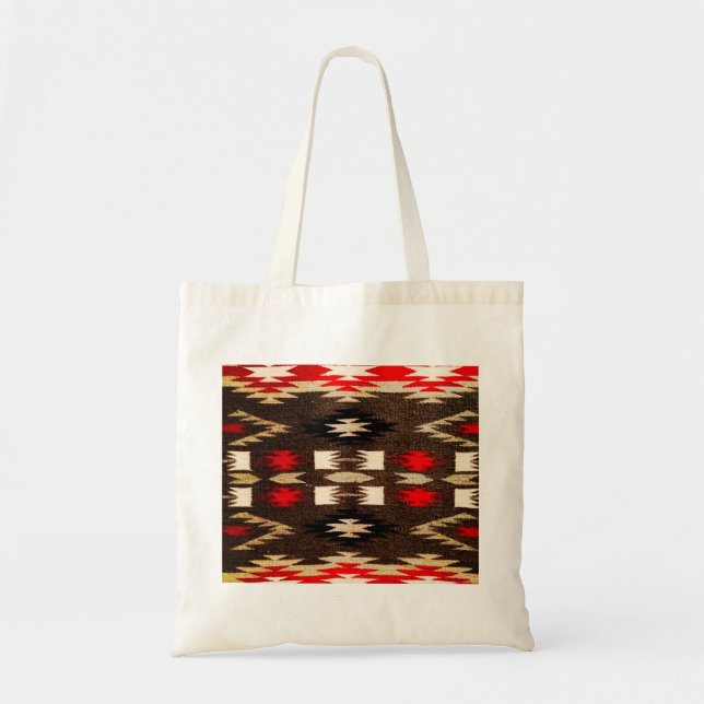Indische amerikanische Stammesdesign-Printwerbung Tragetasche (Vorne)