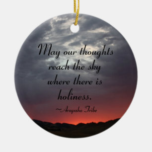 Indische Arapaho Quote Ornament