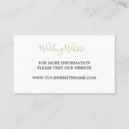 Indische Art Red Gold Colored Wedding Wesite Visitenkarte