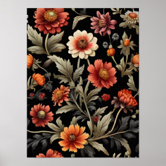 Indische Blanket-Wildblume Poster