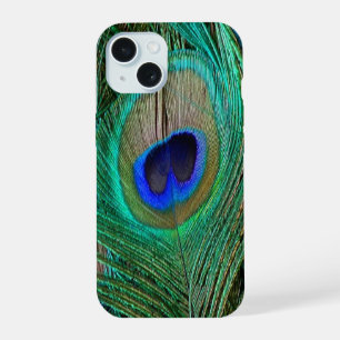 Indische Blaue Pfauenfeder iPhone 15 Hülle