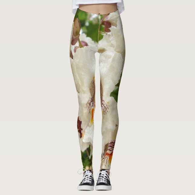 Indische Bohnen-Baum-Blumen-Leggings Leggings (Vorderseite)