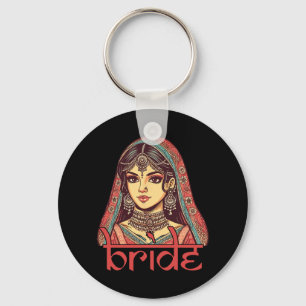 Indische Braut zu sein Dulhan Desi Bridal Wedding  Schlüsselanhänger