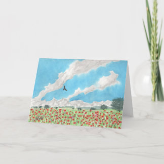 Indische Decken Dankeskarte