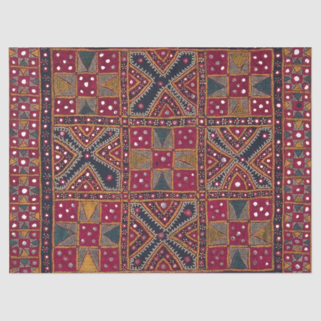 Indische Dekorationskunst Print Seidenpapier (Vorderseite)