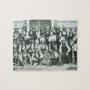 Indische Delegation von Sioux-Führern in