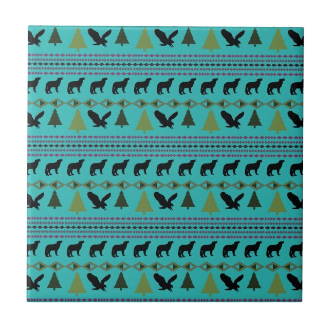 Indische Designs Fliese (Vorderseite)