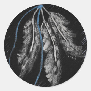 Indische Designs Runder Aufkleber