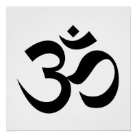 Indische Dharmische Religion heiliges Symbol Mantr
