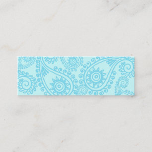 INDISCHE DRUCKVISITENKARTE MINI VISITENKARTE