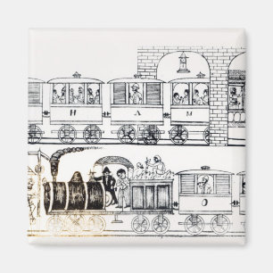 Indische Eisenbahn Magnet