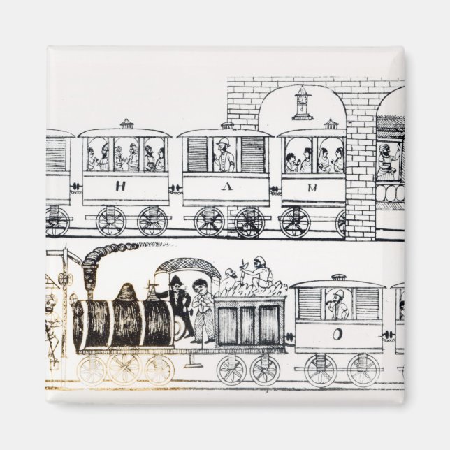 Indische Eisenbahn Magnet (Vorne)