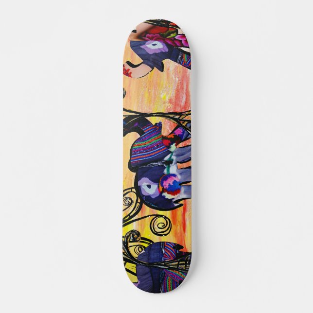 Indische Elefant-Skateboard Skateboard (Vorne)