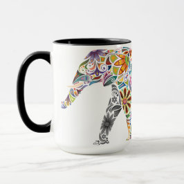Indische Elefanten Kaffeebugs Tasse