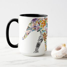 Indische Elefanten Kaffeebugs Tasse