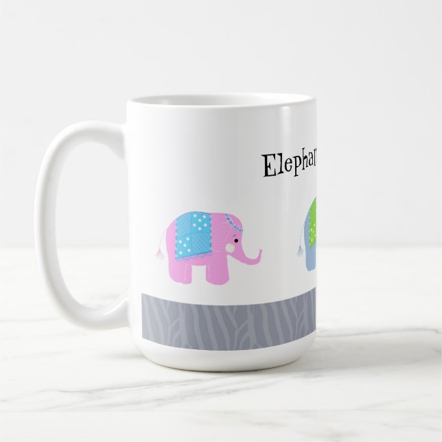 Indische Elefanten sind Cool Kaffeetasse (Links)