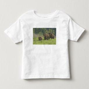 Indische Elefantenfamilie Kleinkind T-shirt