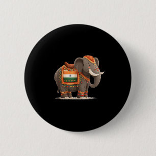 Indische Elefantenkostüme für Elefanten und Tiere Button