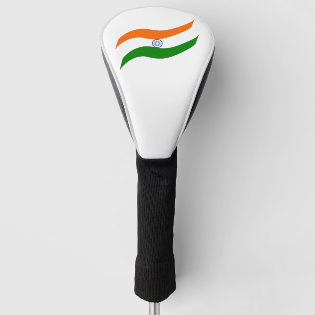Indische Fahne Golf Headcover (Vorderseite)