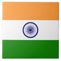 Indische Flag Tile