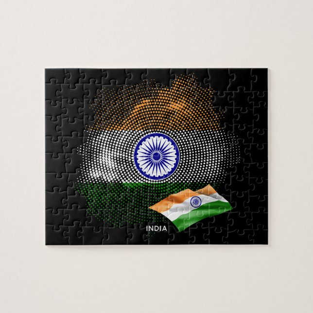 Indische Flagge (Horizontal)