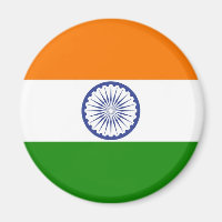 Indische Flagge Ashoka Chakra