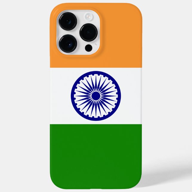 Indische Flagge Case-Mate iPhone 14 Pro Max Hülle (Rückseite)