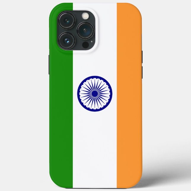 Indische Flagge Case-Mate iPhone Hülle (Rückseite)