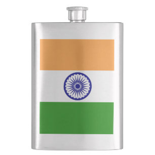Indische Flagge Flachmann