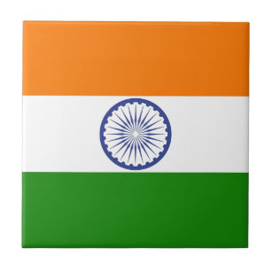 Indische Flagge Fliese
