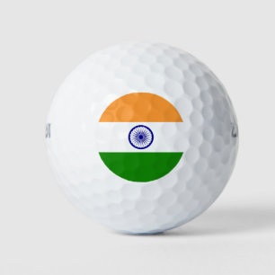 Indische Flagge (Indien) (Südasien) (Bharat) Golfball