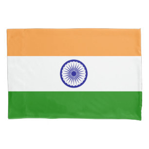 Indische Flagge (Indien) (Südasien) (Bharat) Kissenbezug