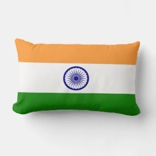 Indische Flagge (Indien) (Südasien) (Bharat) Lendenkissen