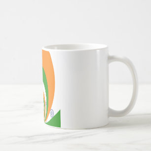 Indische Flagge Kaleidoskop: Endlose Einheit & Pat Kaffeetasse
