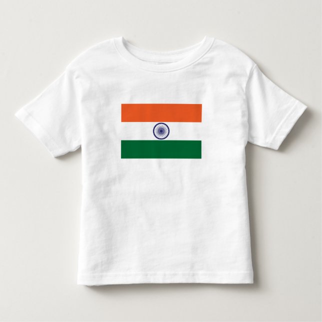 Indische Flagge Kleinkind T-shirt (Vorderseite)