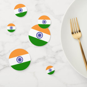 Indische Flagge Konfetti